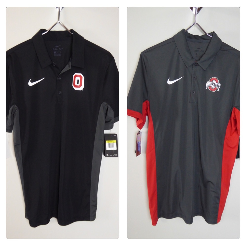 Nike Ohio State Buckeyes Polo Shirt Bundle Dri-Fit